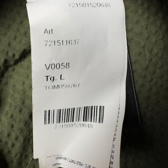 S/S 20 Stone Island Seersucker Overshirt - Khaki