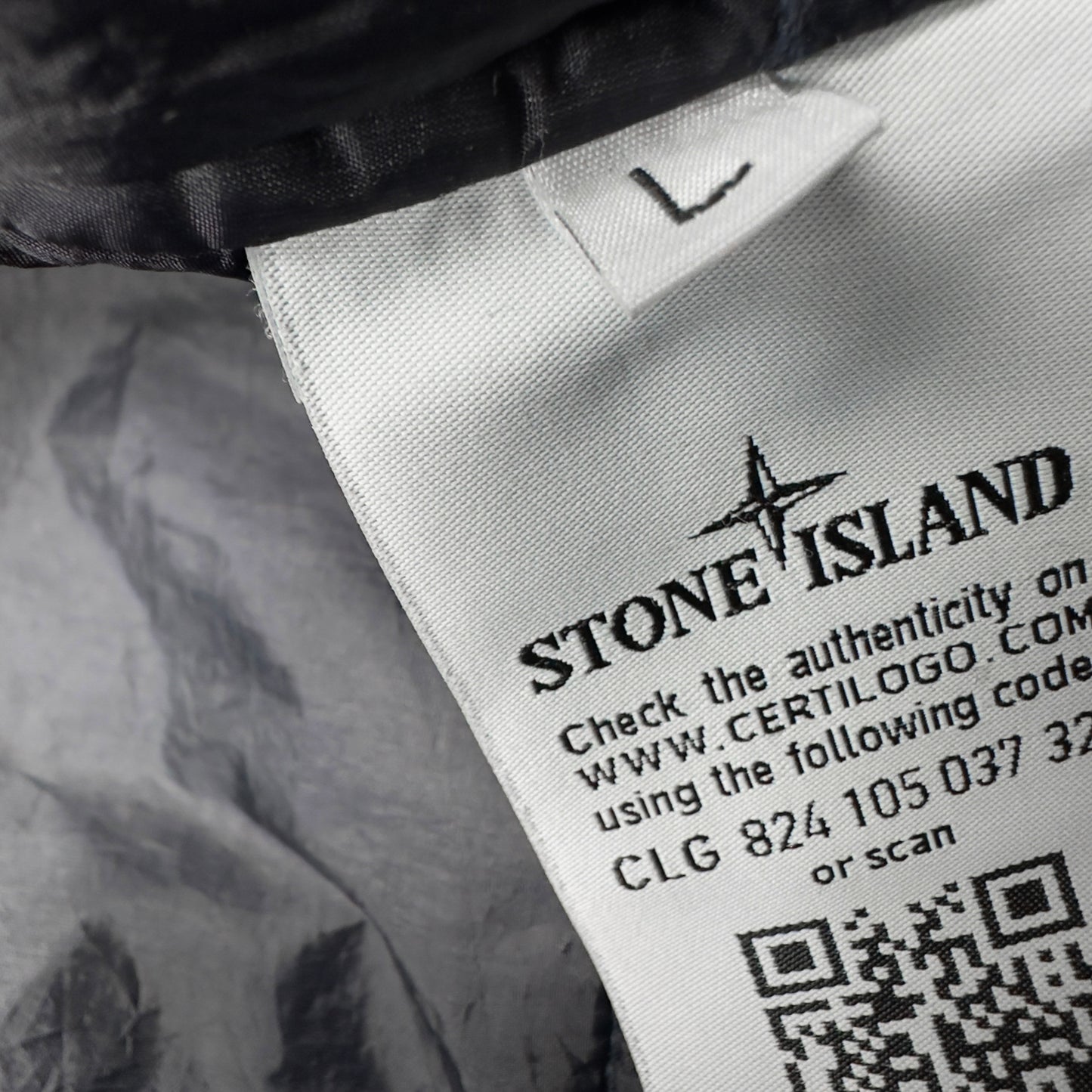 A/W 20 Stone Island Crinkle Reps R-NY with Primaloft Jacket - Navy