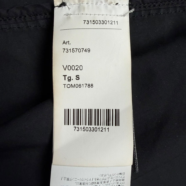 A/W 20 Stone Island David TC Parka Jacket with Knit Wool Lining & Shearling Hood - Black
