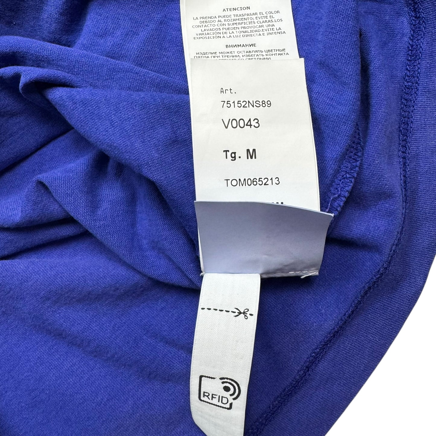 A/W 21 Stone Island 'Lenticular Two' Rubber 3D Logo T-Shirt