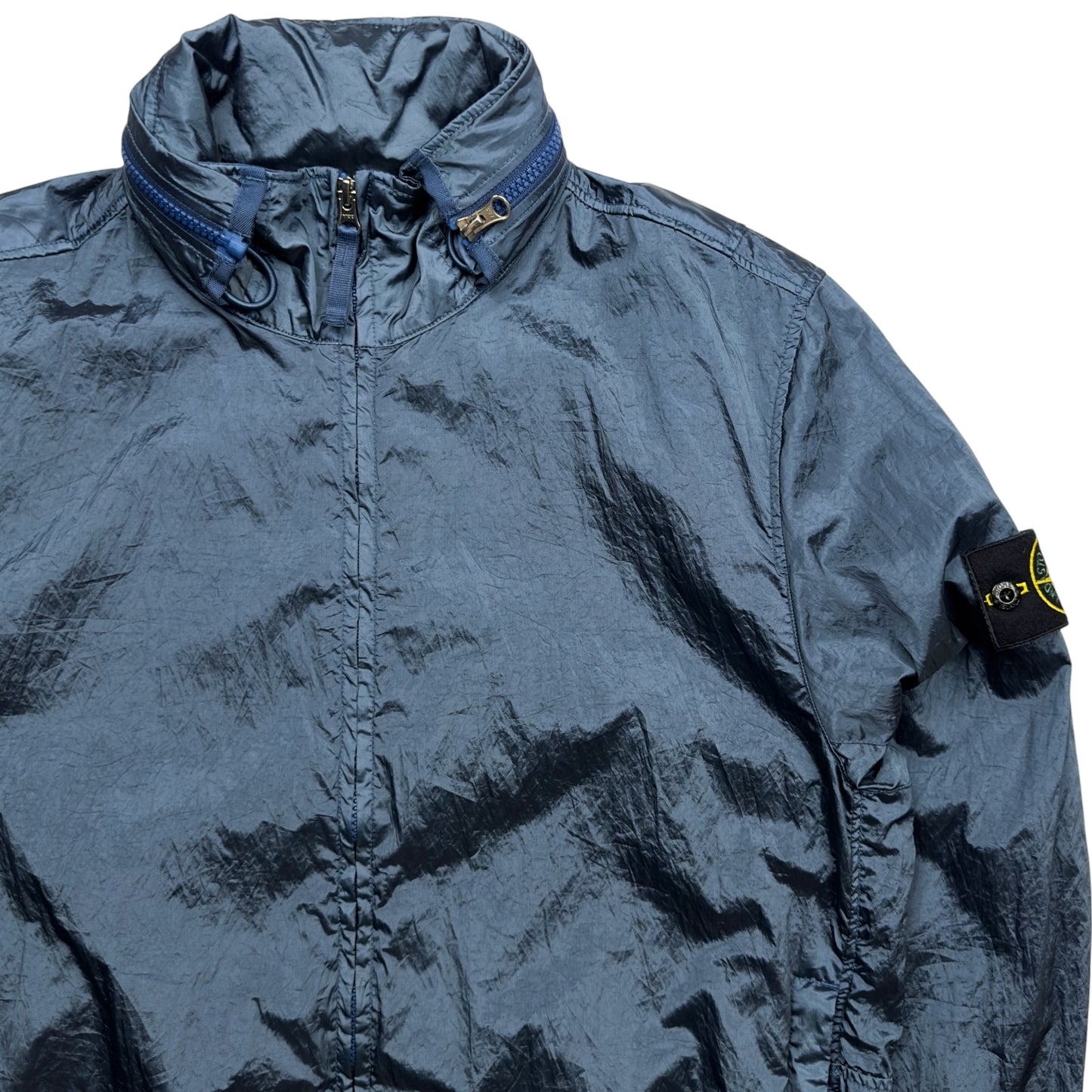 S/S 23 Stone Island Nylon Metal Watro ECONYL Jacket - Blue