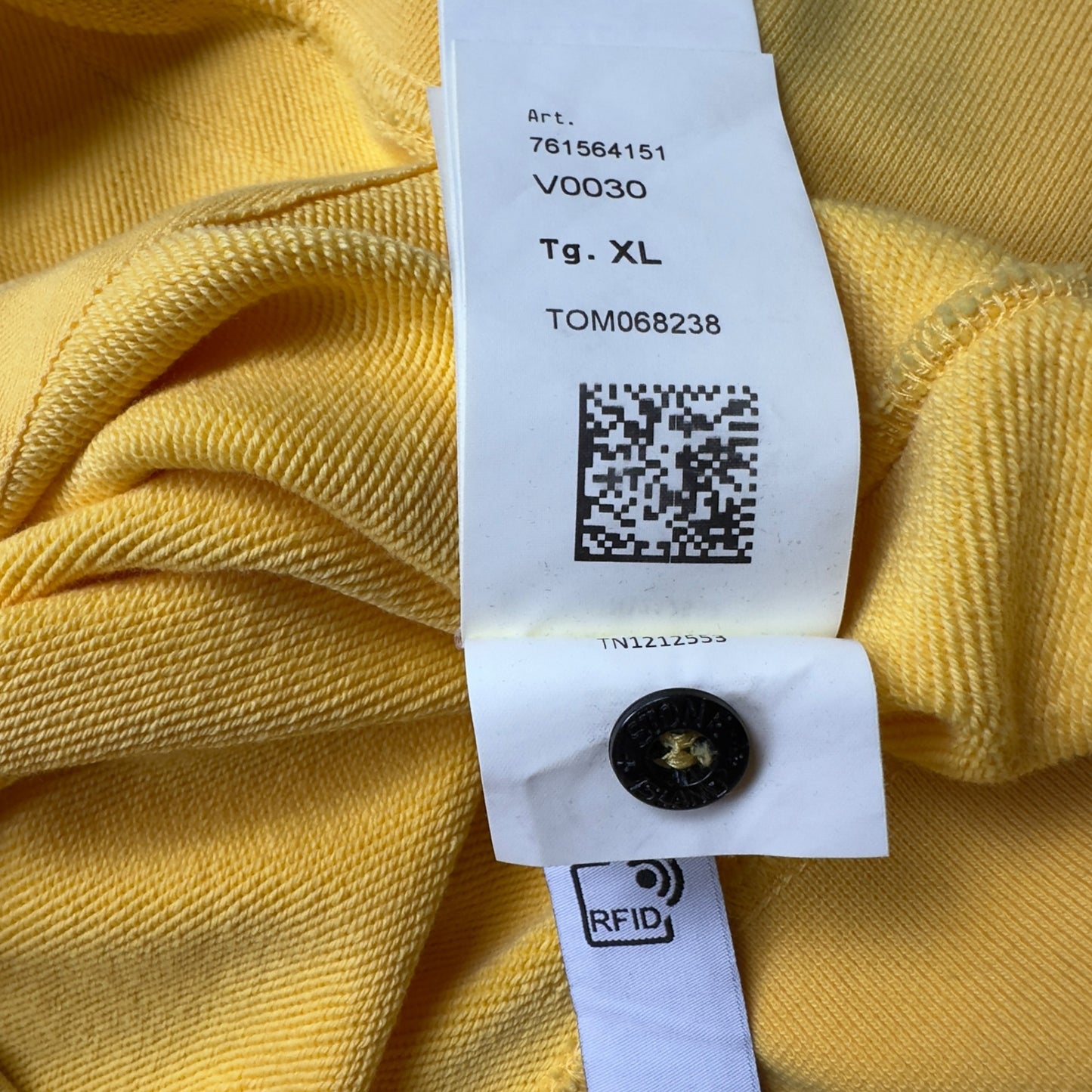 S/S 22 Stone Island Hoodie - Yellow