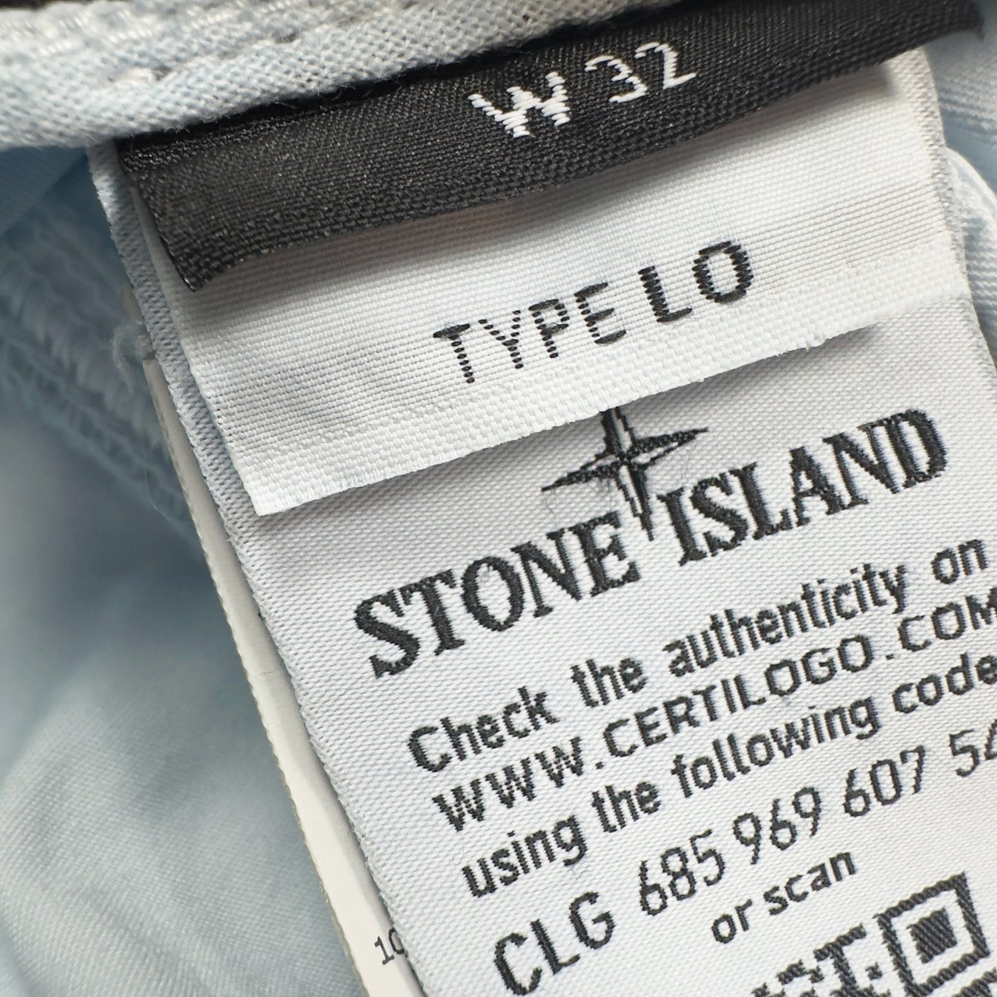 S/S 21 Stone Island Loose Fit Cotton Cargo Trousers 32 LO - Sky Blue