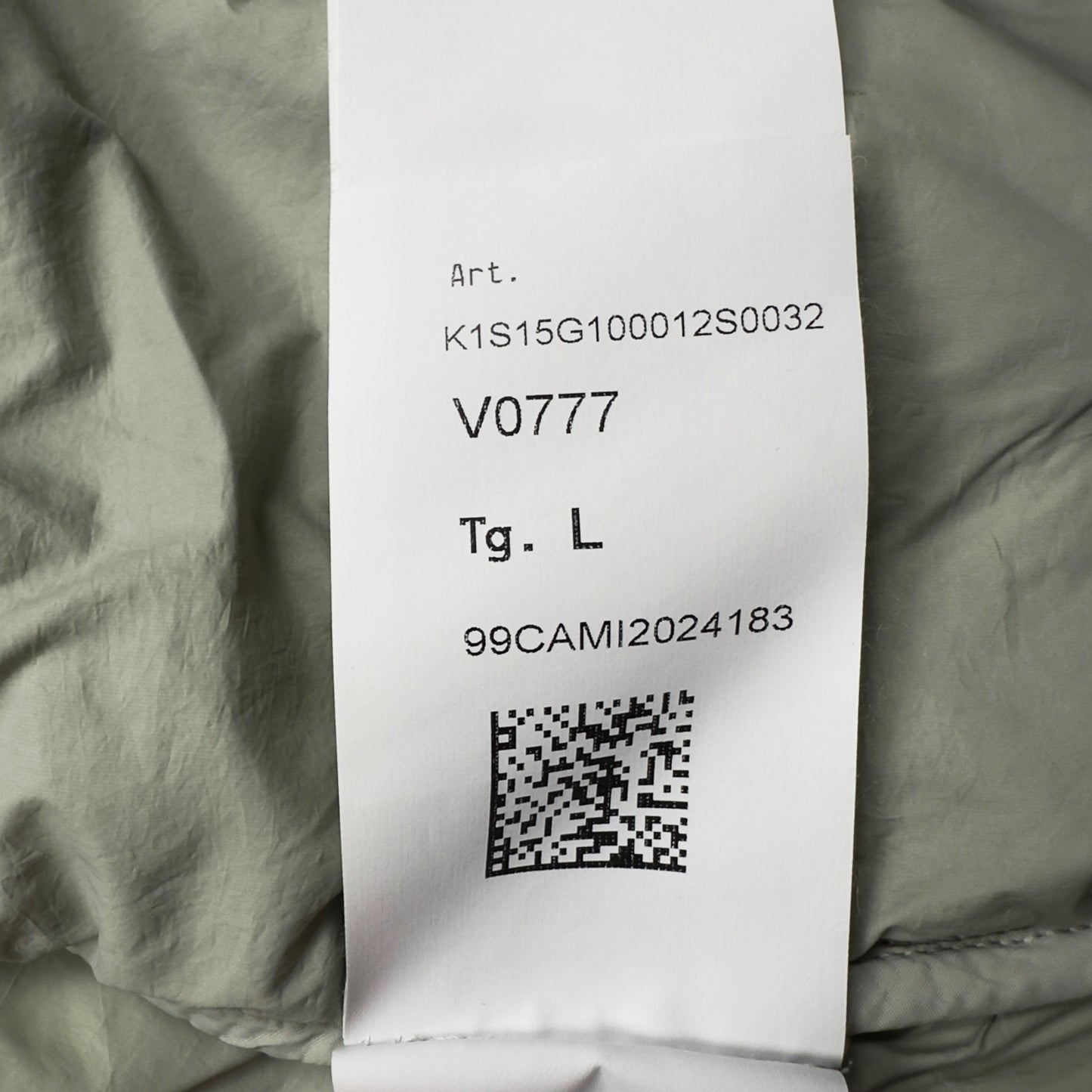 S/S 25 Stone Island Run Proof Nylon Mesh TC - Sage Green
