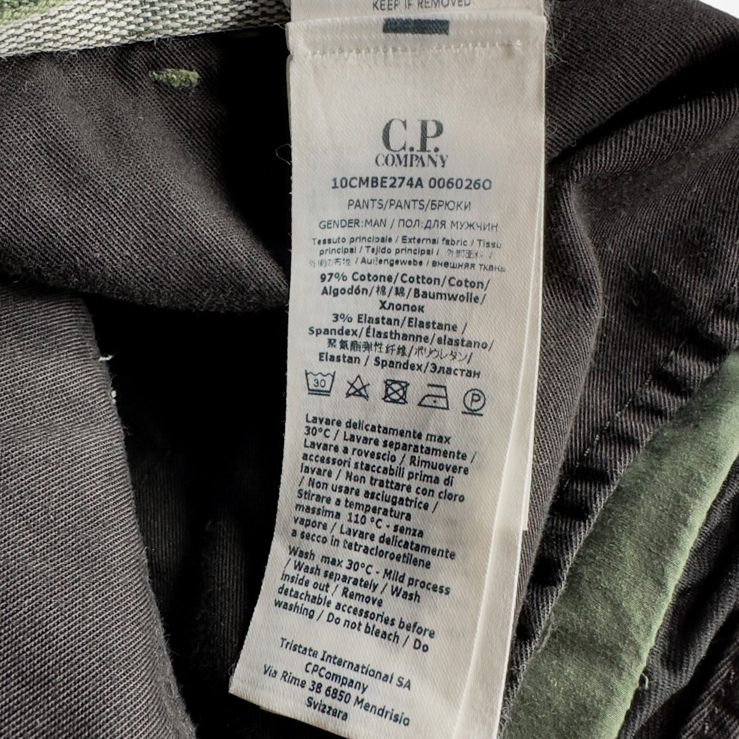 C.P. Company Cargo Shorts - Olive Green