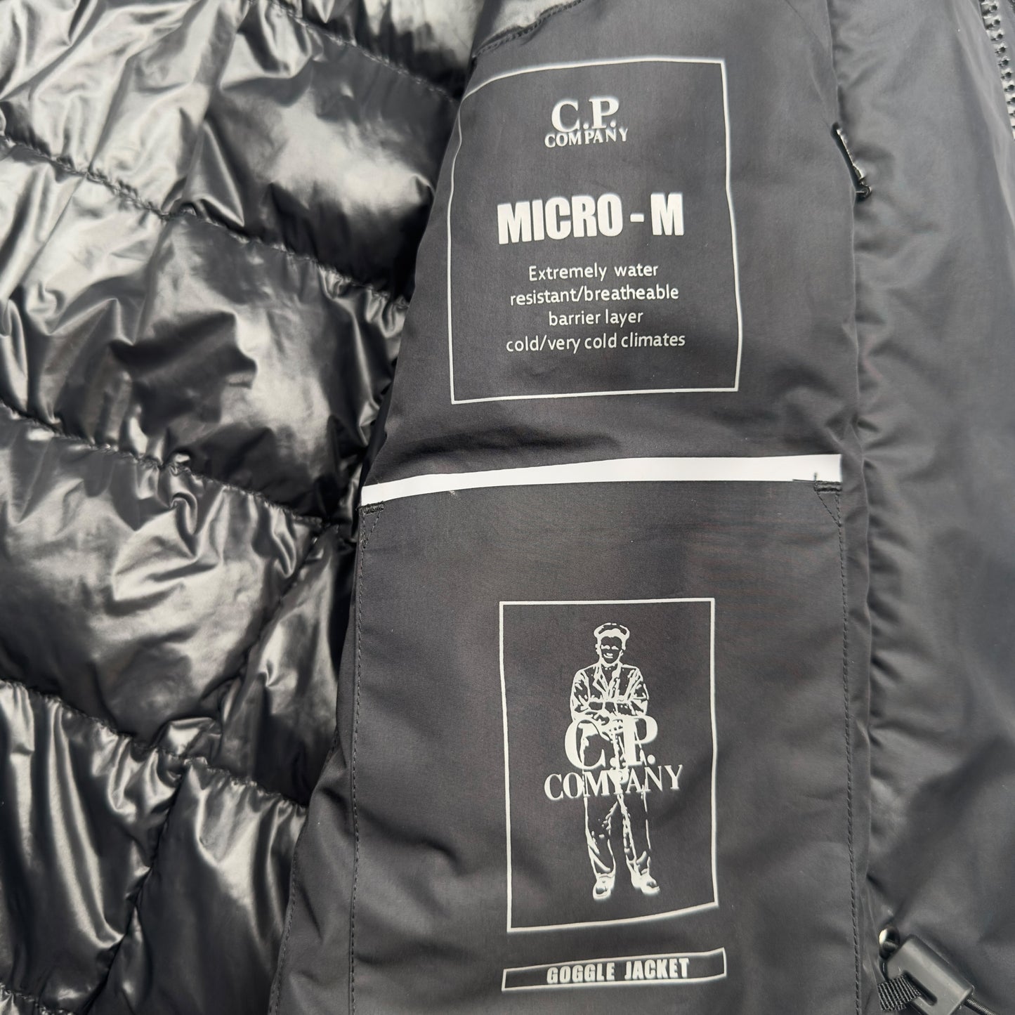 C.P. Company Micro M Down Goggle Jacket