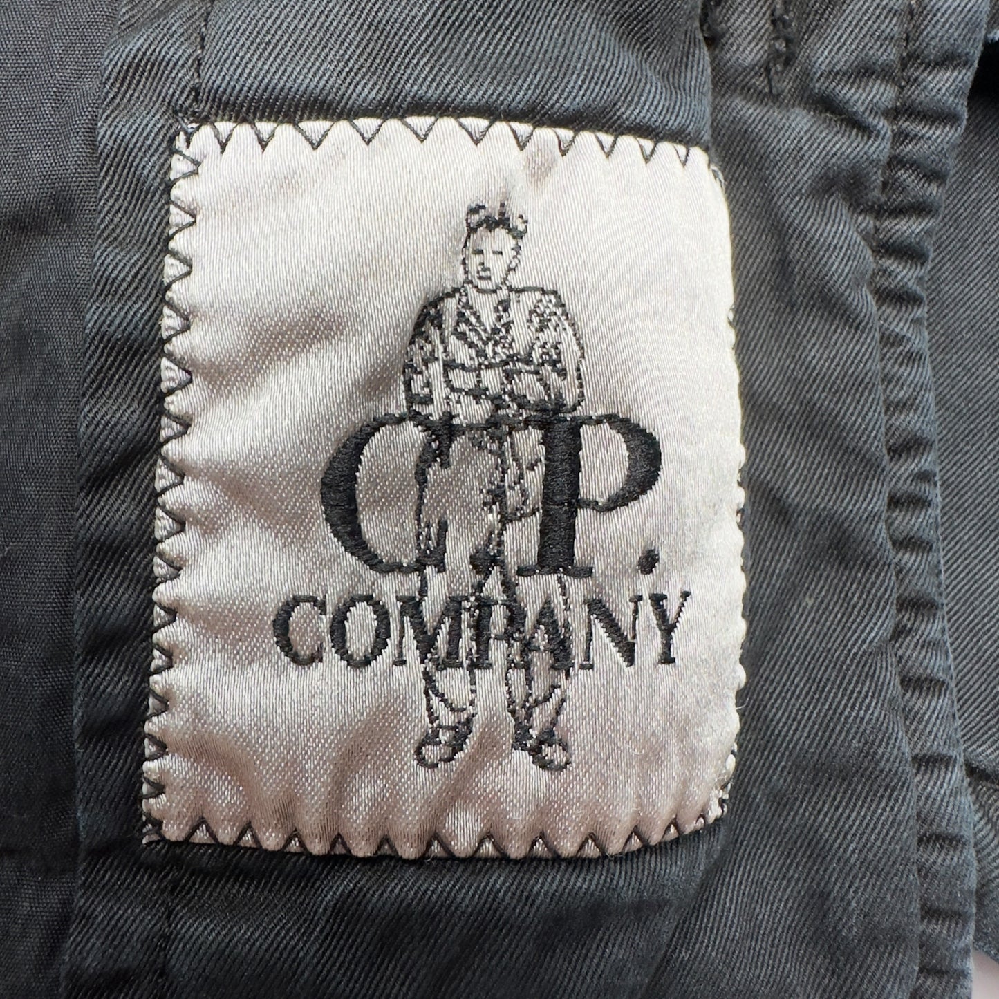 C.P. Company Quilt Lined Goggle Jacket - Black