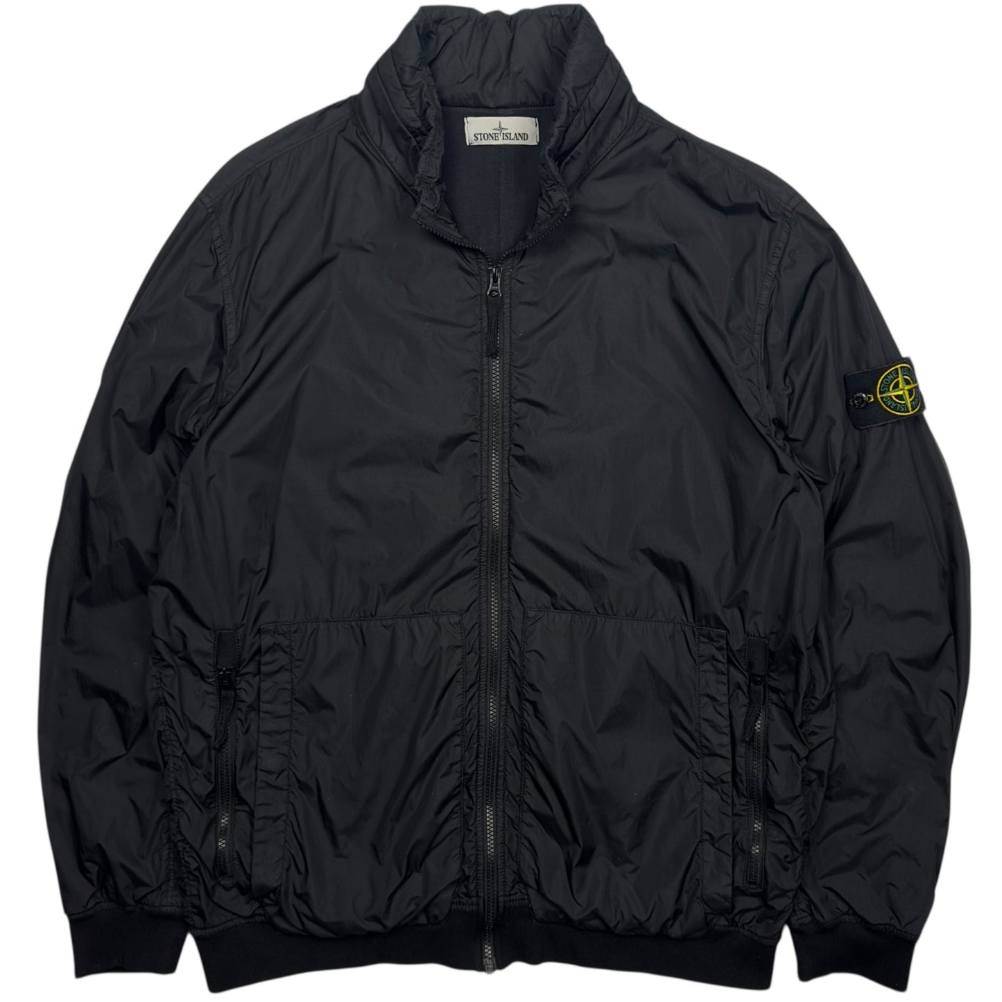 S/S 20 Stone Island Crinkle Reps NY Jacket - Black