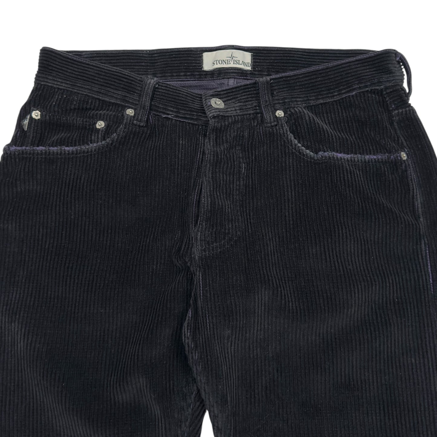A/W 18 Stone Island Corduroy Trousers - Black