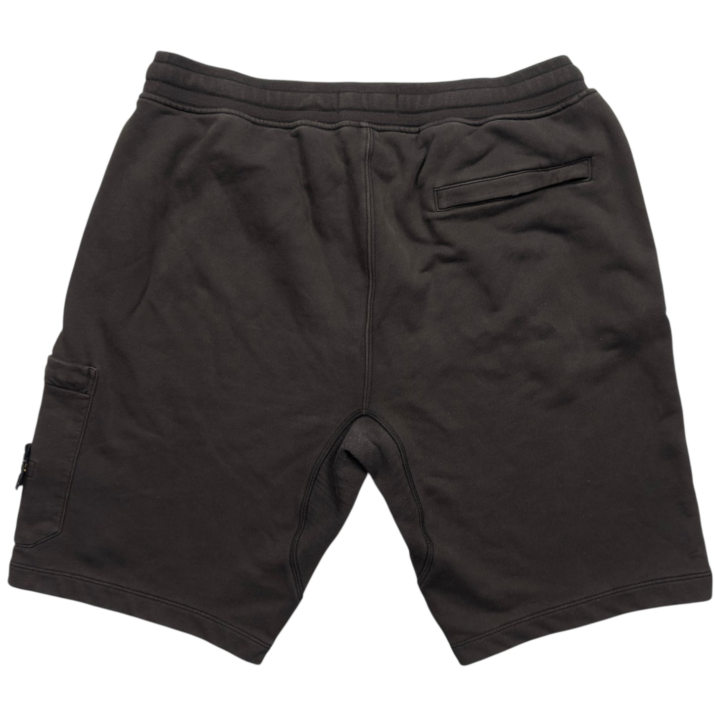 S/S 19 Stone Island Cotton Jersey Cargo Shorts - Dark Brown