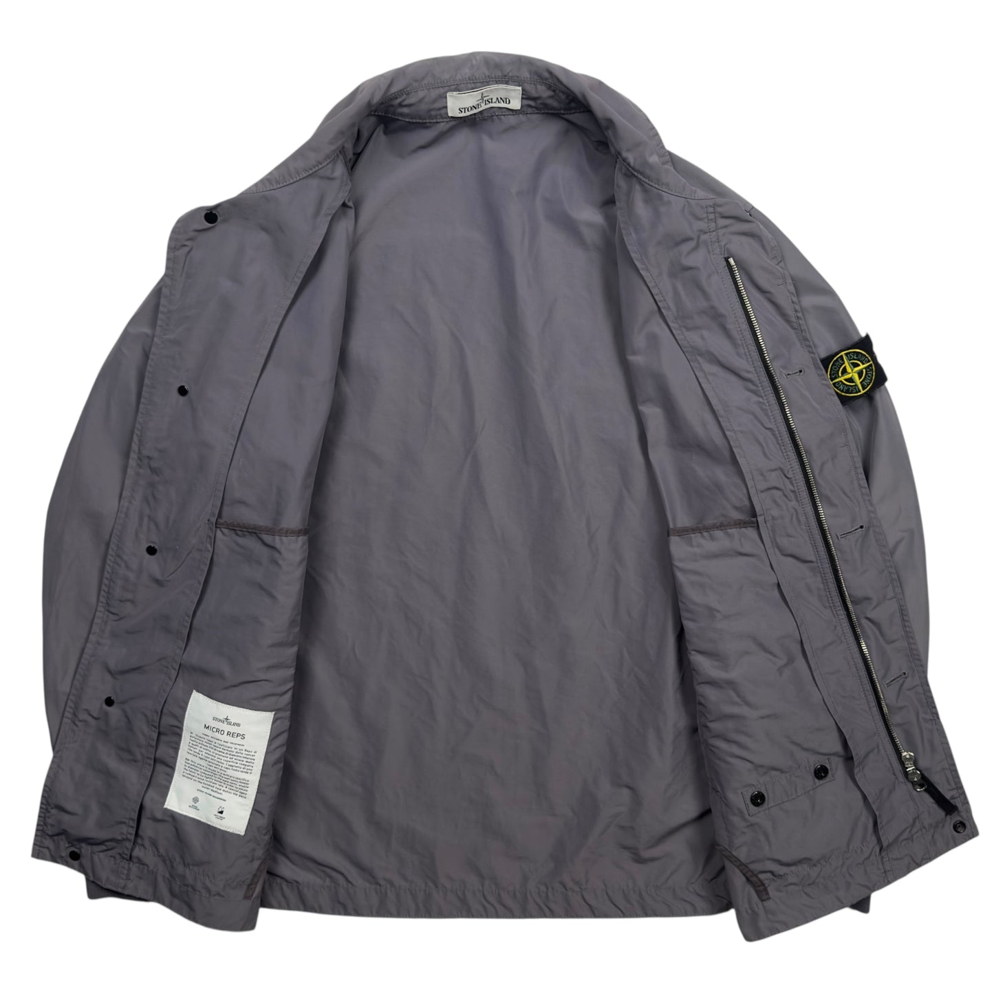 S/S 21 Stone Island Micro Reps Jacket - Grey