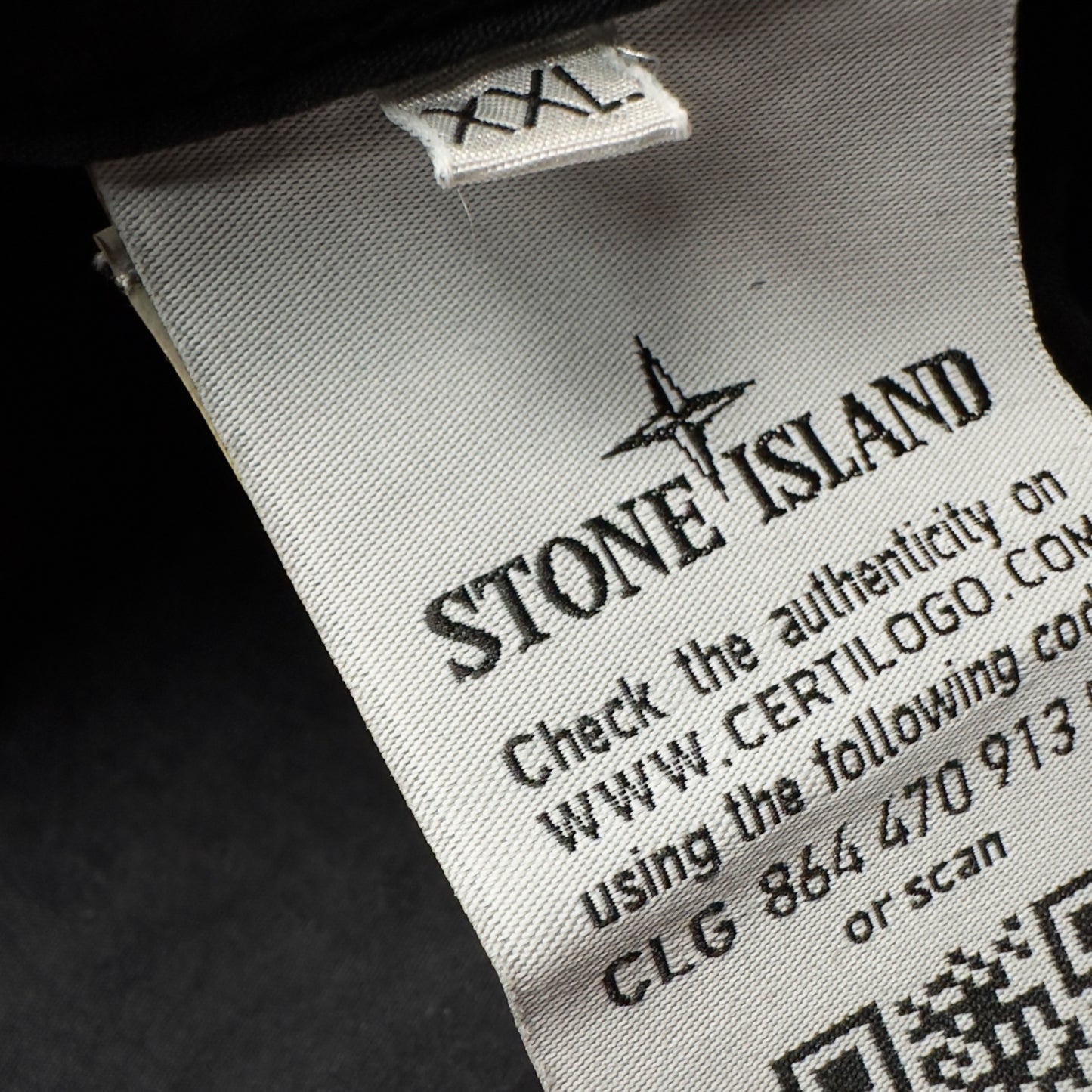 S/S 19 Stone Island Resin Cotton Ghost Overshirt - Black