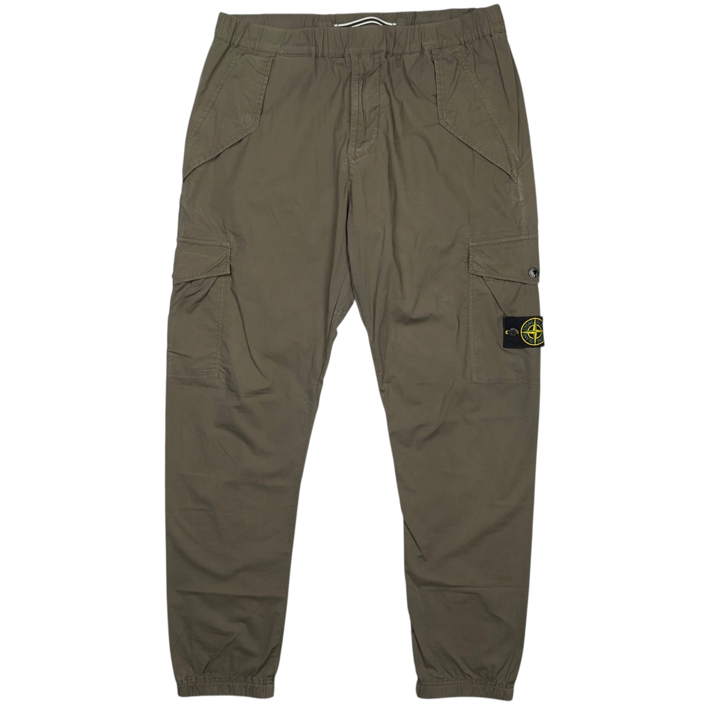 S/S 18 Stone Island Cotton Cargo Trousers - Khaki