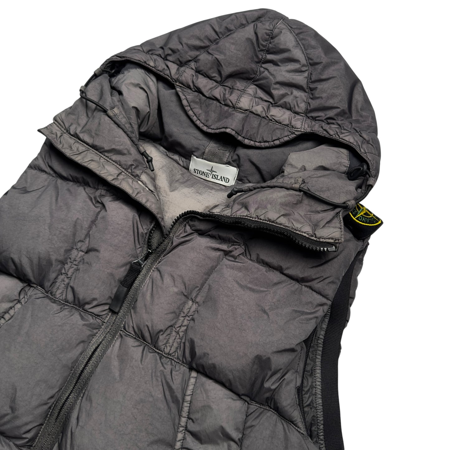 A/W 14 Stone Island Crinkle Reps NY Down Gilet - Dark Grey