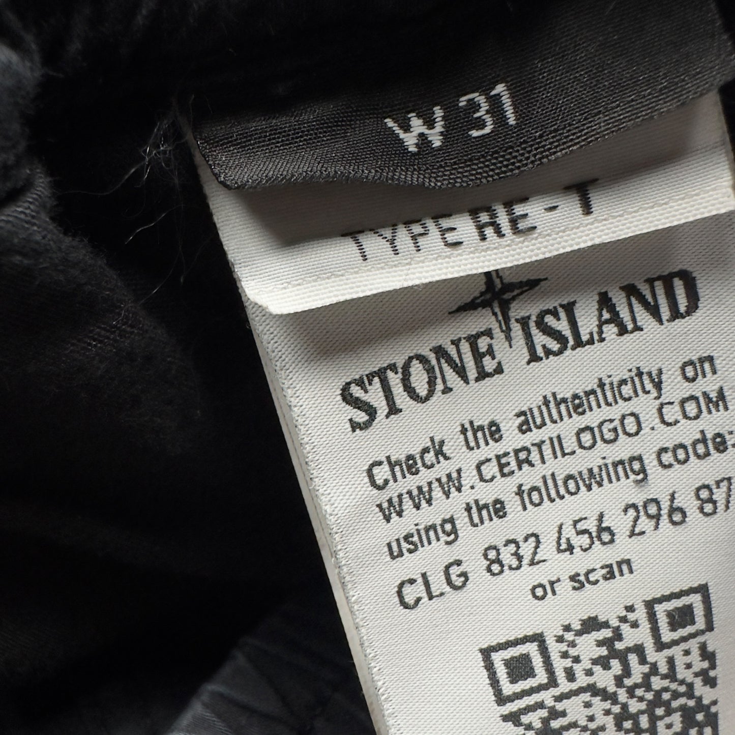 S/S 20 Stone Island Cargo Trousers - Black