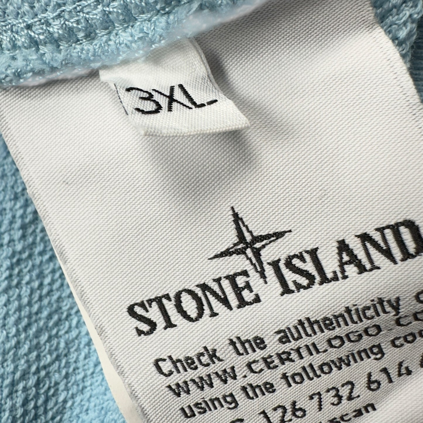 S/S 17 Stone Island Lightweight Cotton Sweater - Baby Blue