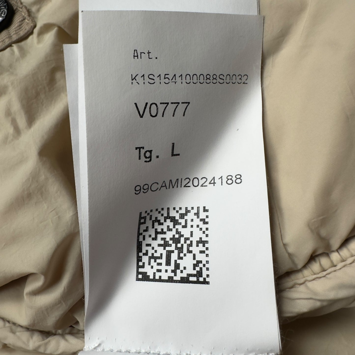 S/S 25 Stone Island Run Proof Nylon Mesh TC Jacket - Desert