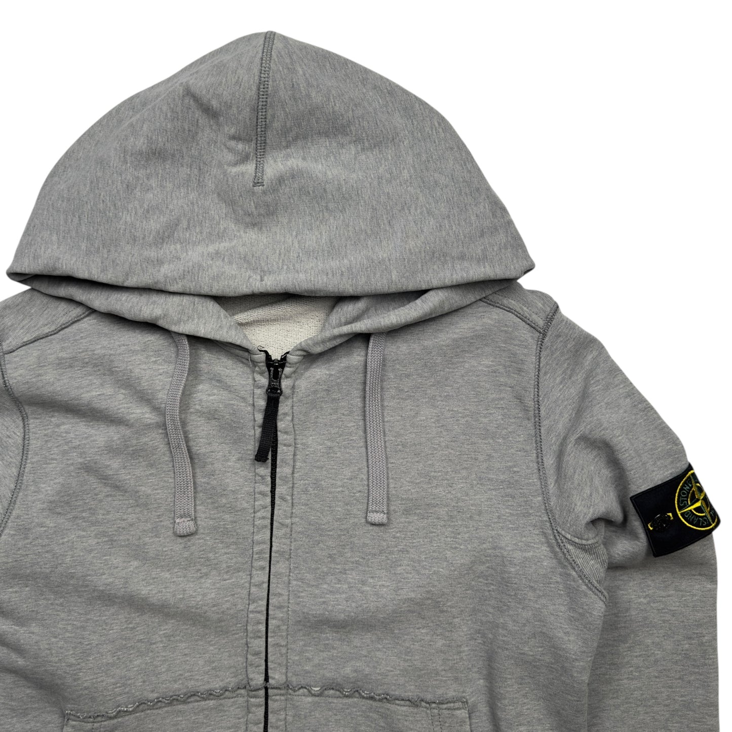 S/S 18 Stone Island Full Zip Hoodie - Grey