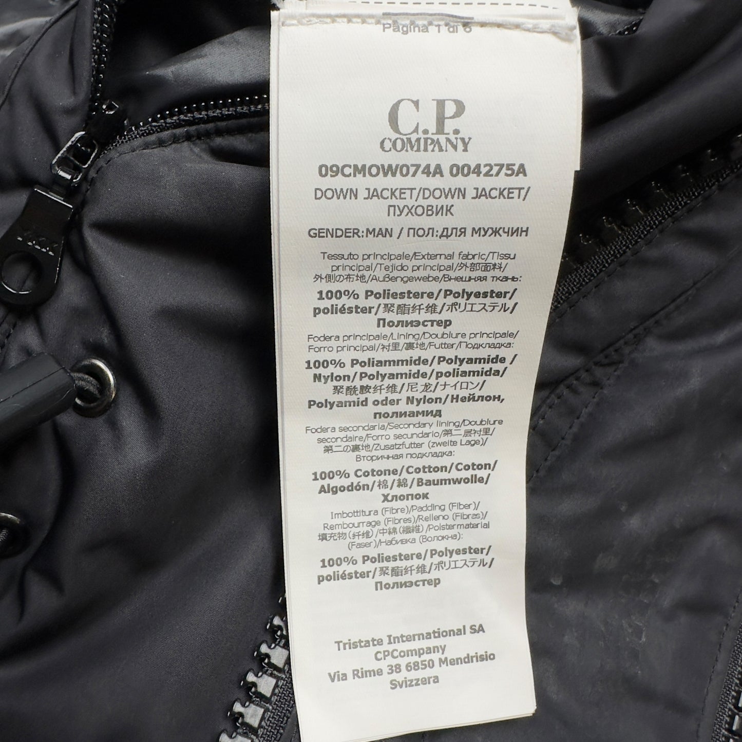 C.P. Company Micro M Down Goggle Jacket