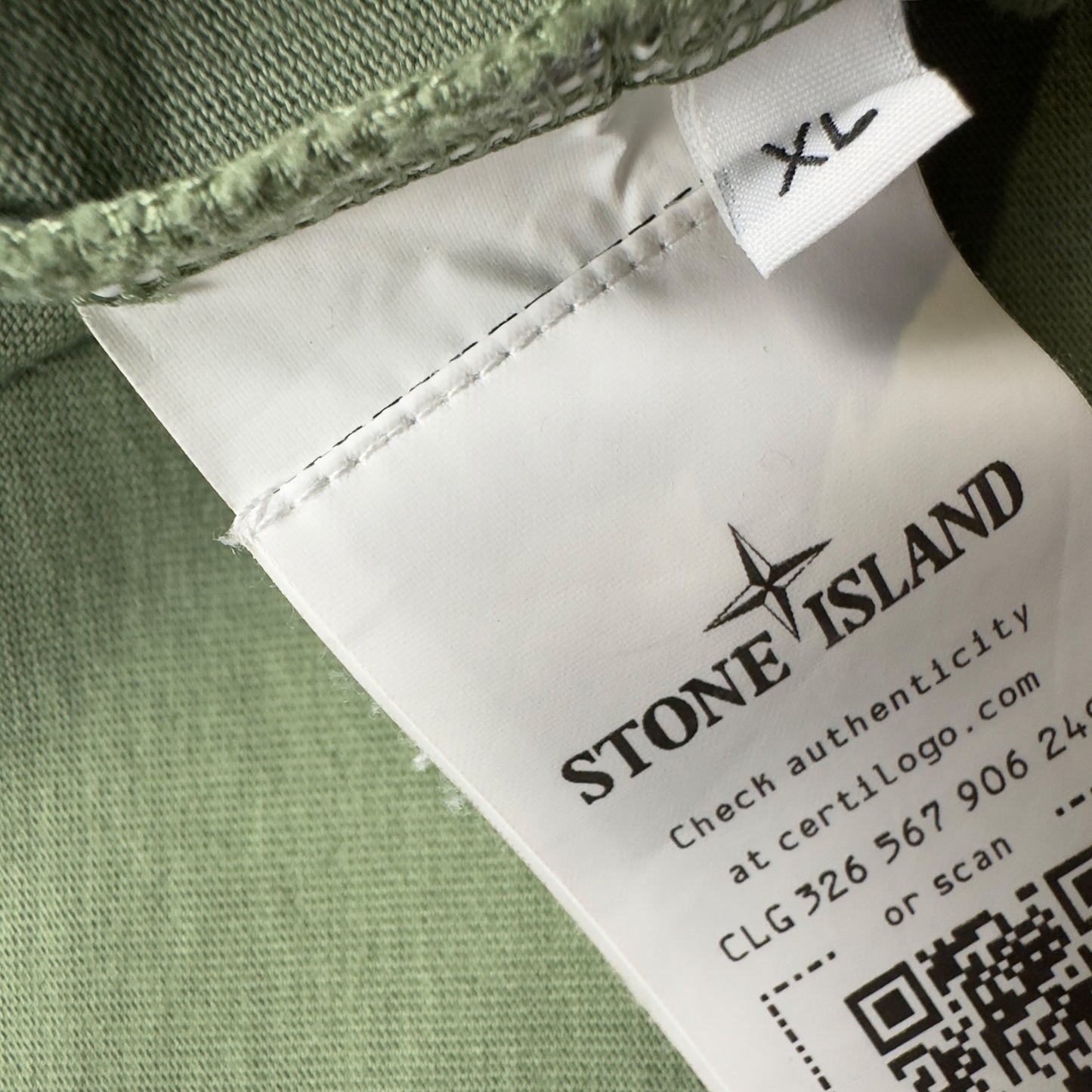 Stone Island Lightweight Cotton Sweater - Sage Green