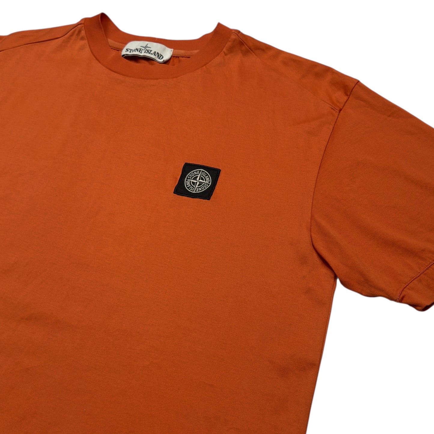 A/W 19 Stone Island Patch T-Shirt - Orange