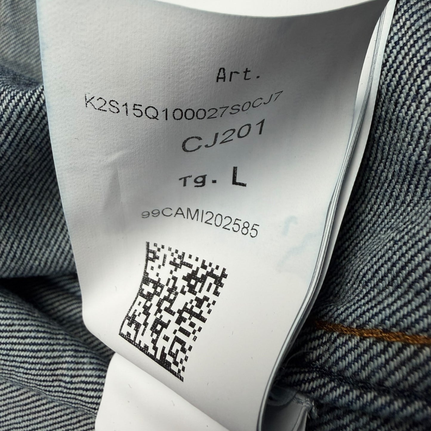 A/W 25 Stone Island Denim Research Coach Jacket