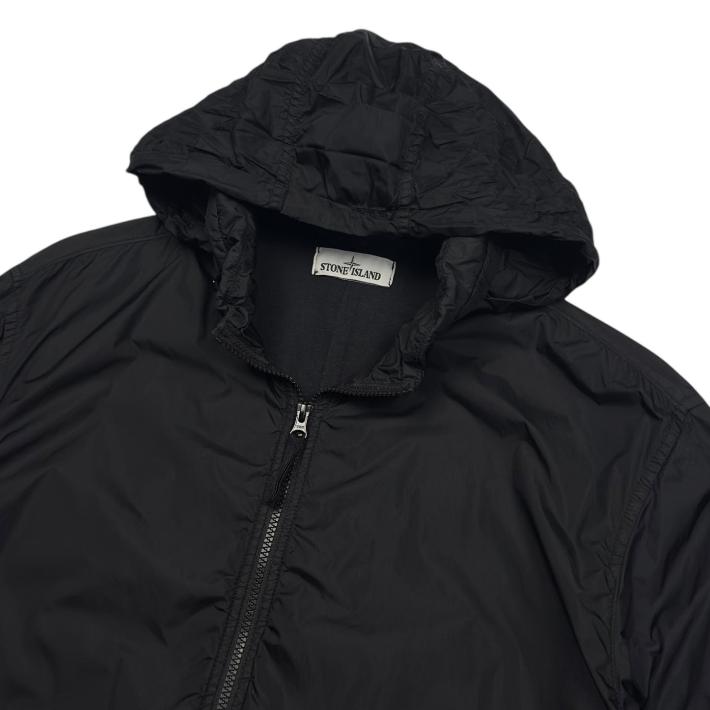 S/S 20 Stone Island Crinkle Reps NY Jacket - Black