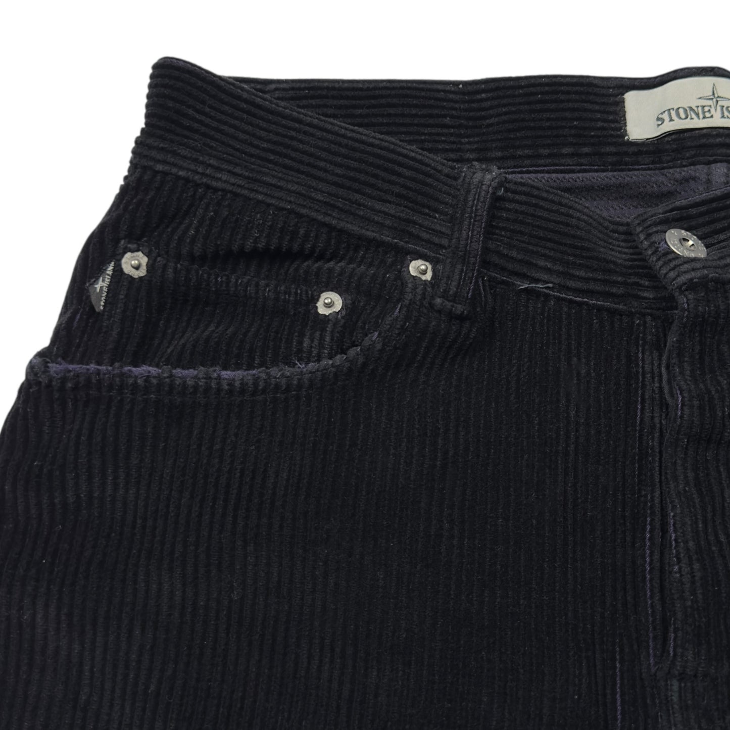 A/W 18 Stone Island Corduroy Trousers - Black