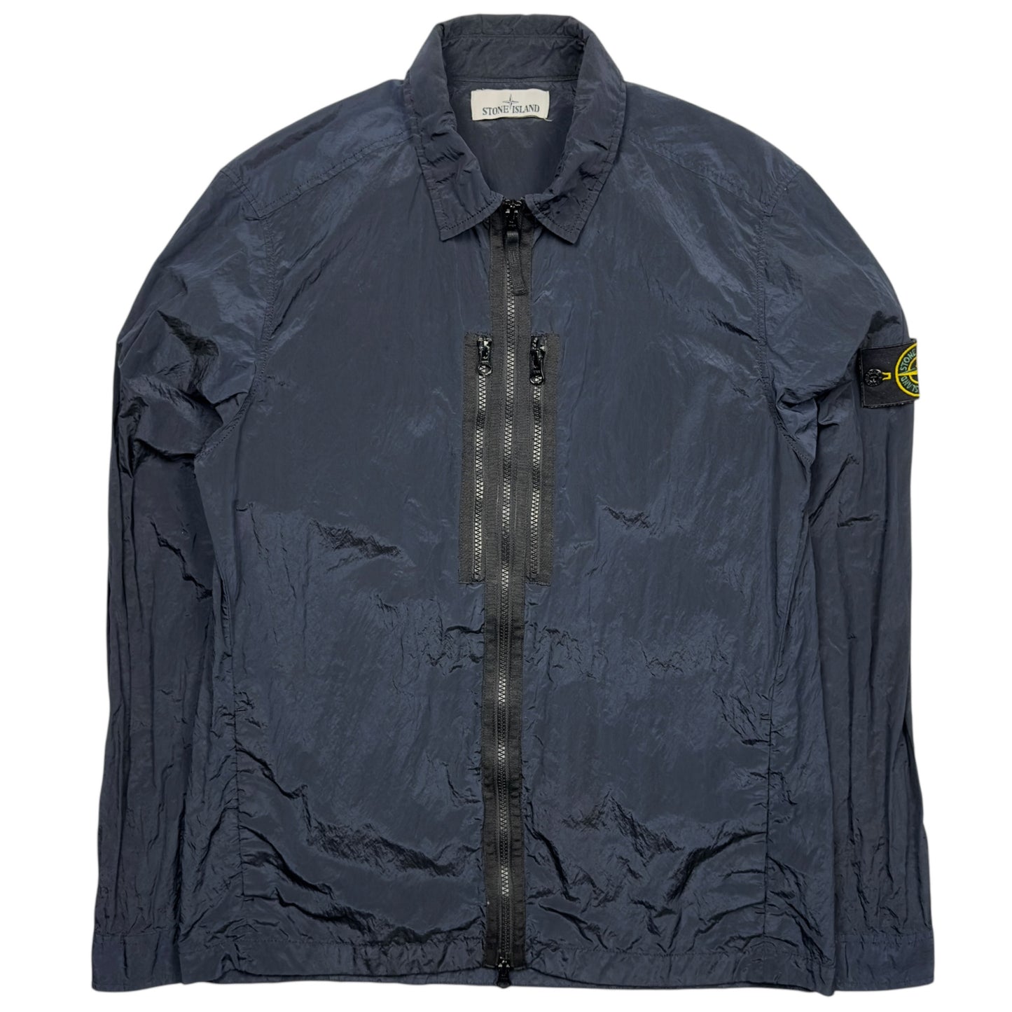 S/S 17 Stone Island Nylon Metal Overshirt - Navy