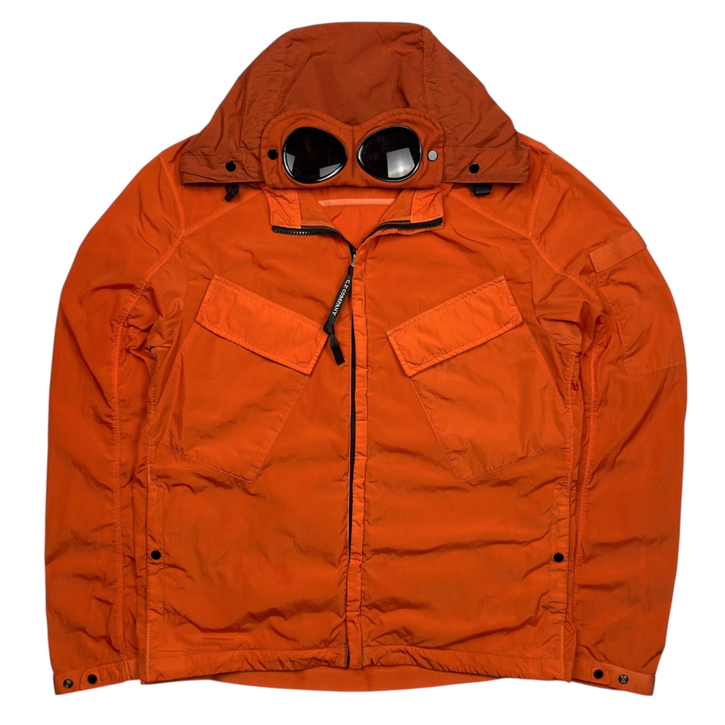 C.P. Company Chrome Nylon Goggle Jacket - Orange