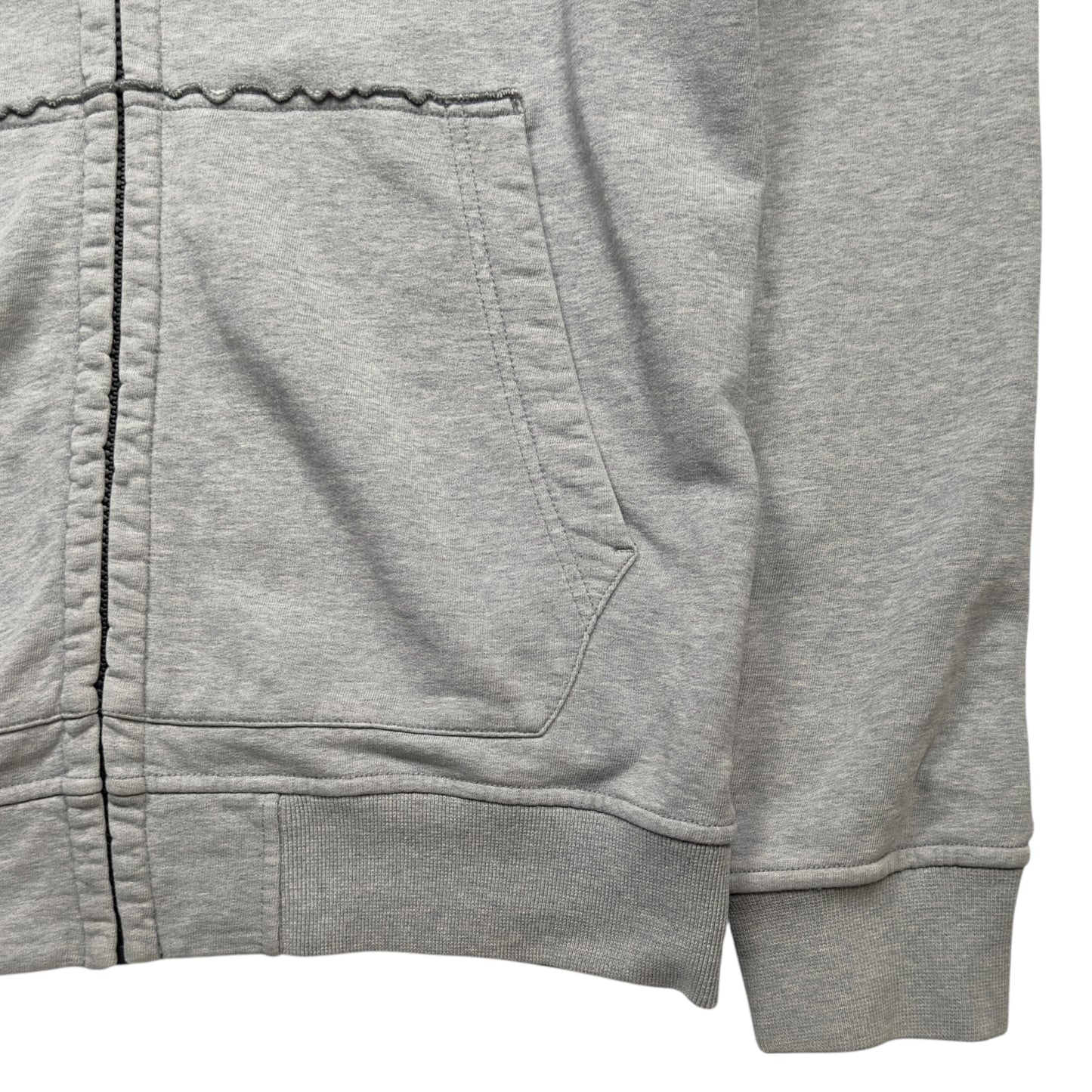 S/S 18 Stone Island Full Zip Hoodie - Grey