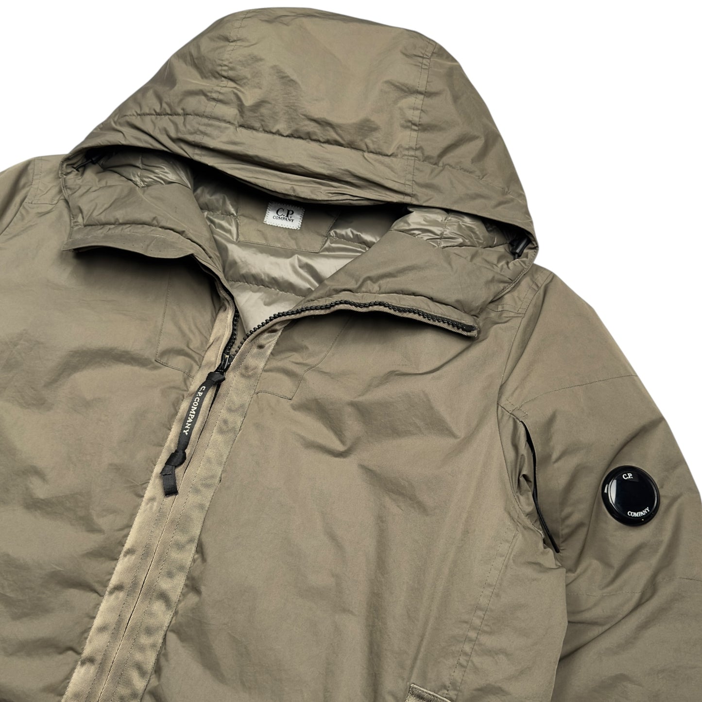 C.P. Company Micro M Down Jacket - Khaki