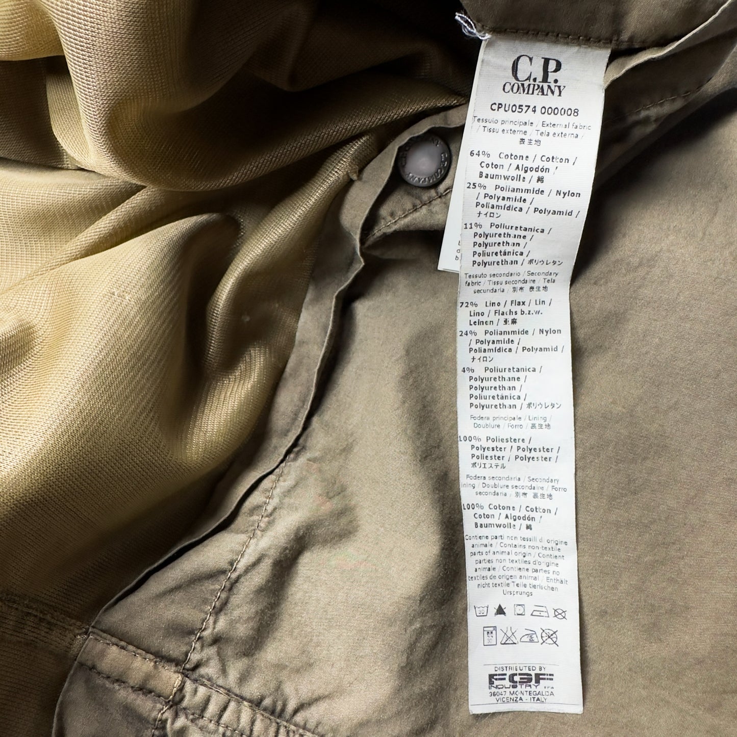 C.P. Company Pigment Dyed Mille Miglia Goggle Jacket