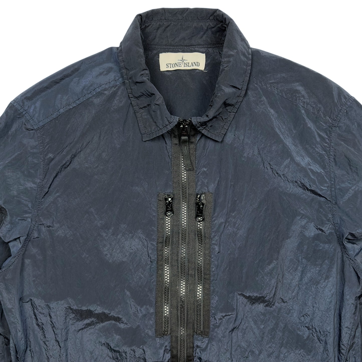 S/S 17 Stone Island Nylon Metal Overshirt - Navy