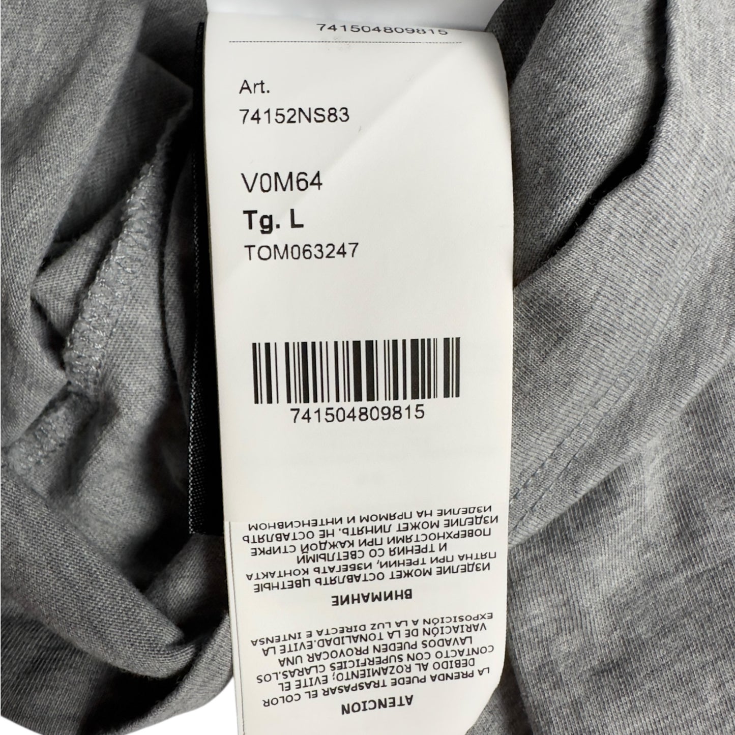 S/S 21 Stone Island Marble One Print T-Shirt - Grey