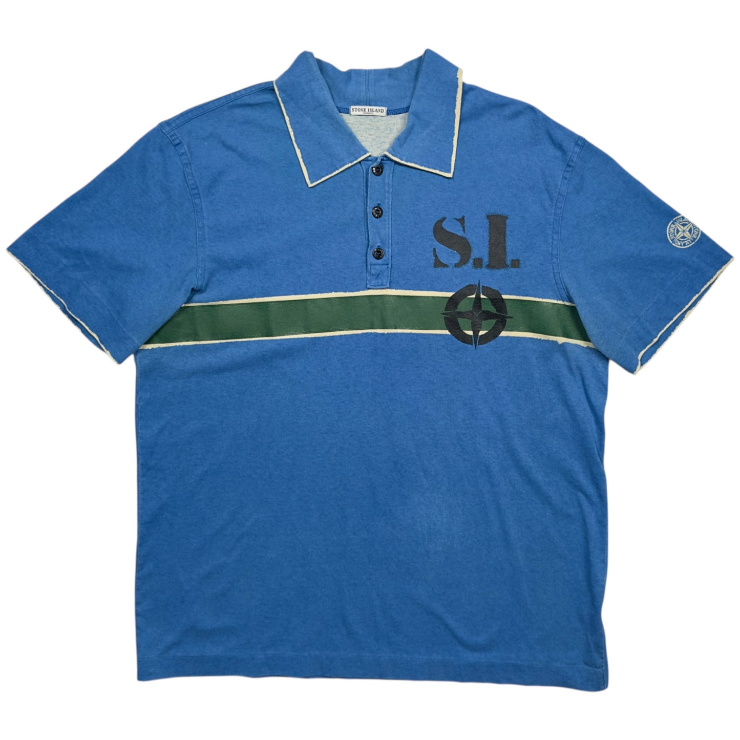 S/S 06 Stone Island Polo Shirt - Blue