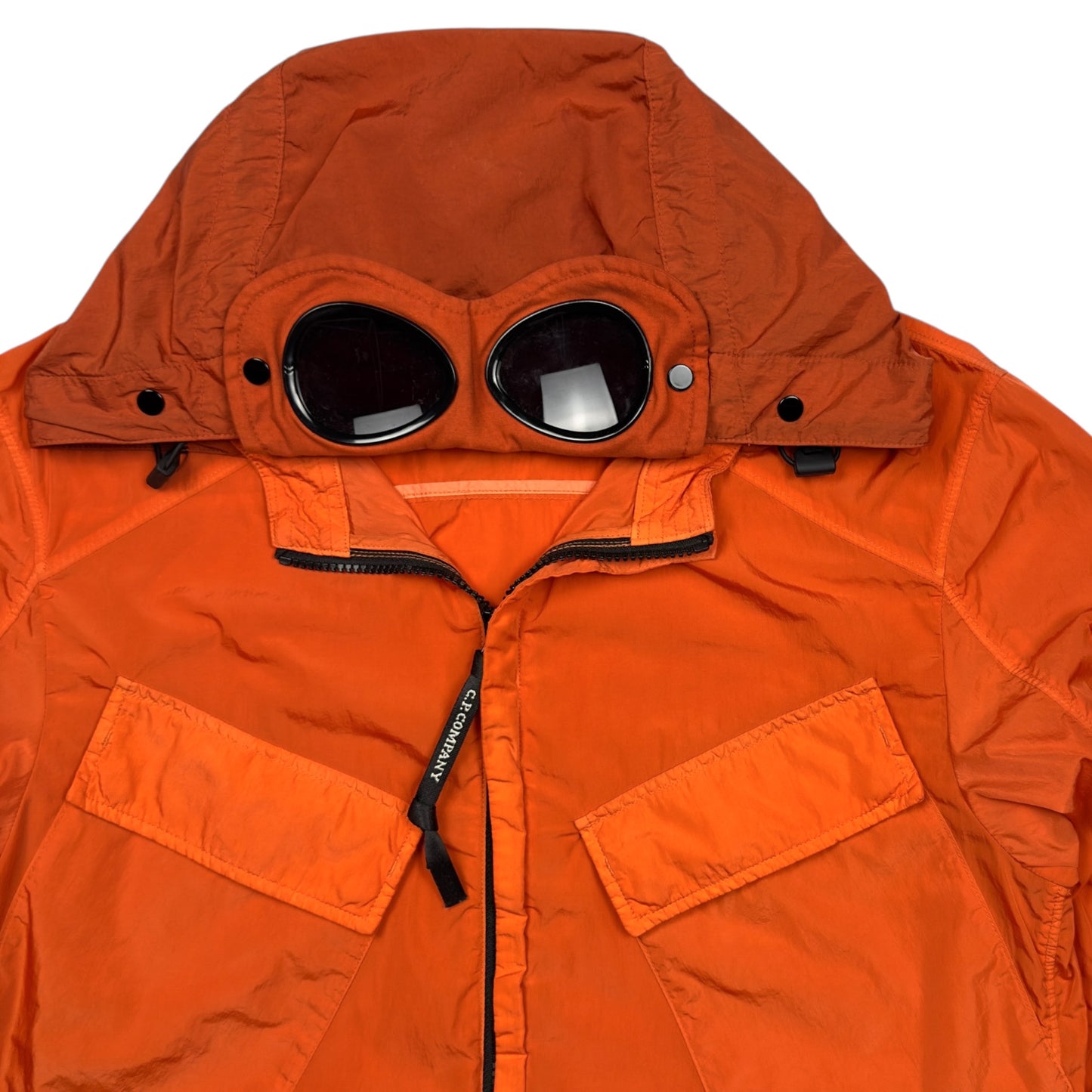 C.P. Company Chrome Nylon Goggle Jacket - Orange