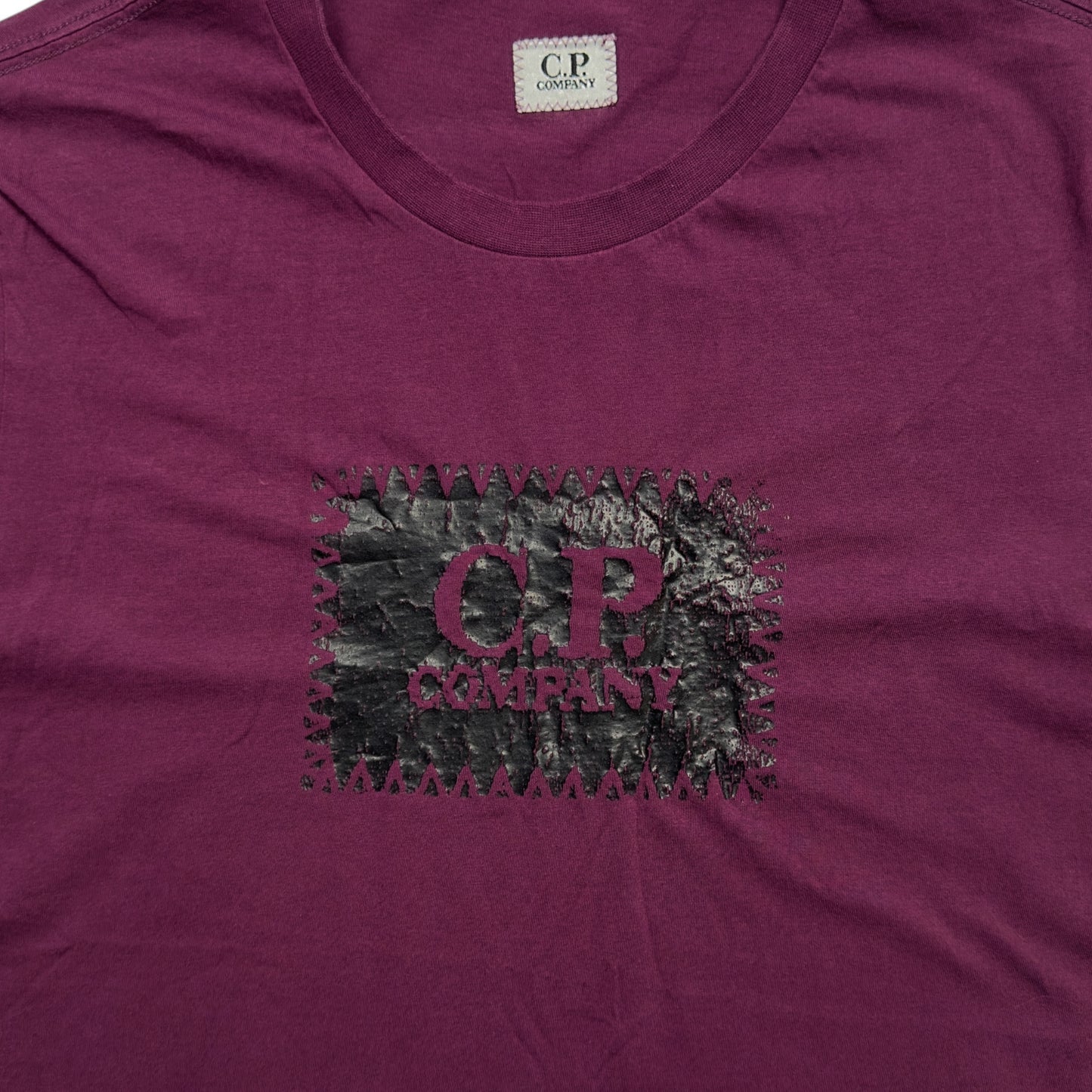 C.P. Company Big Stitch Logo T-Shirt - Purple