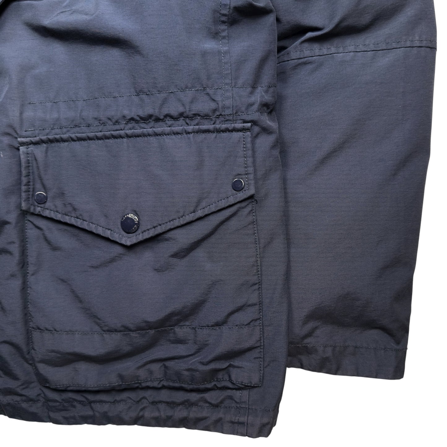 C.P. Company Denver Down Lined Shearling Collar Goggle Jacket - Navy
