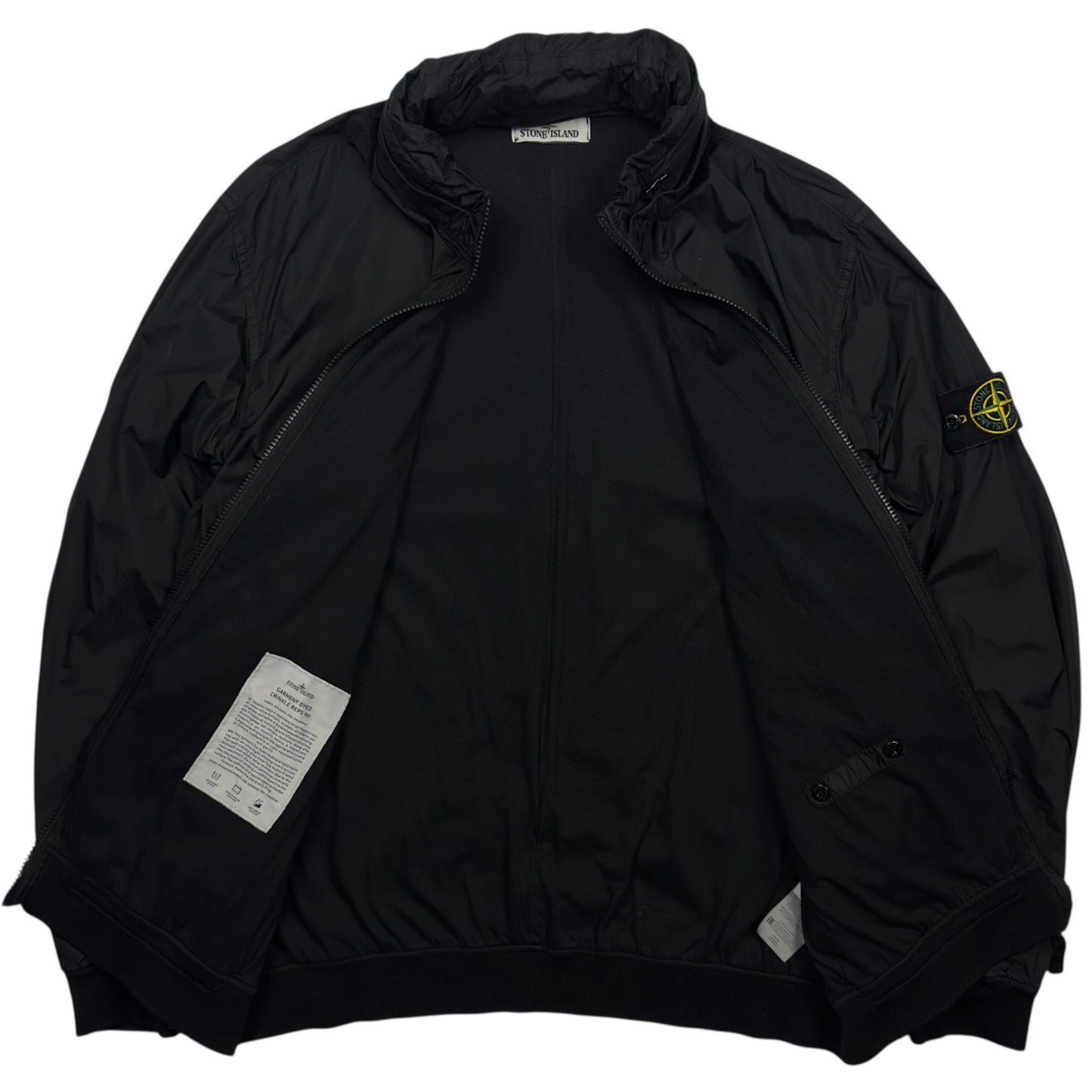 S/S 20 Stone Island Crinkle Reps NY Jacket - Black