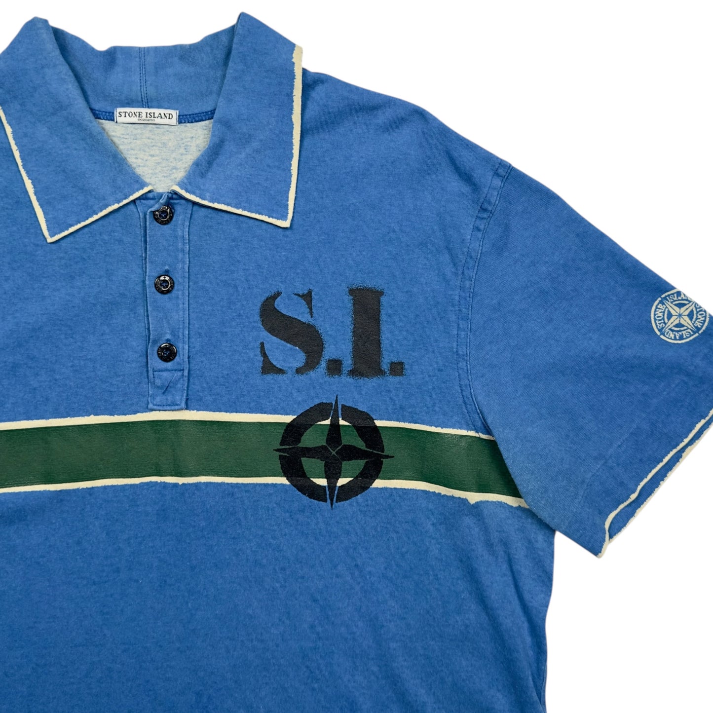 S/S 06 Stone Island Polo Shirt - Blue