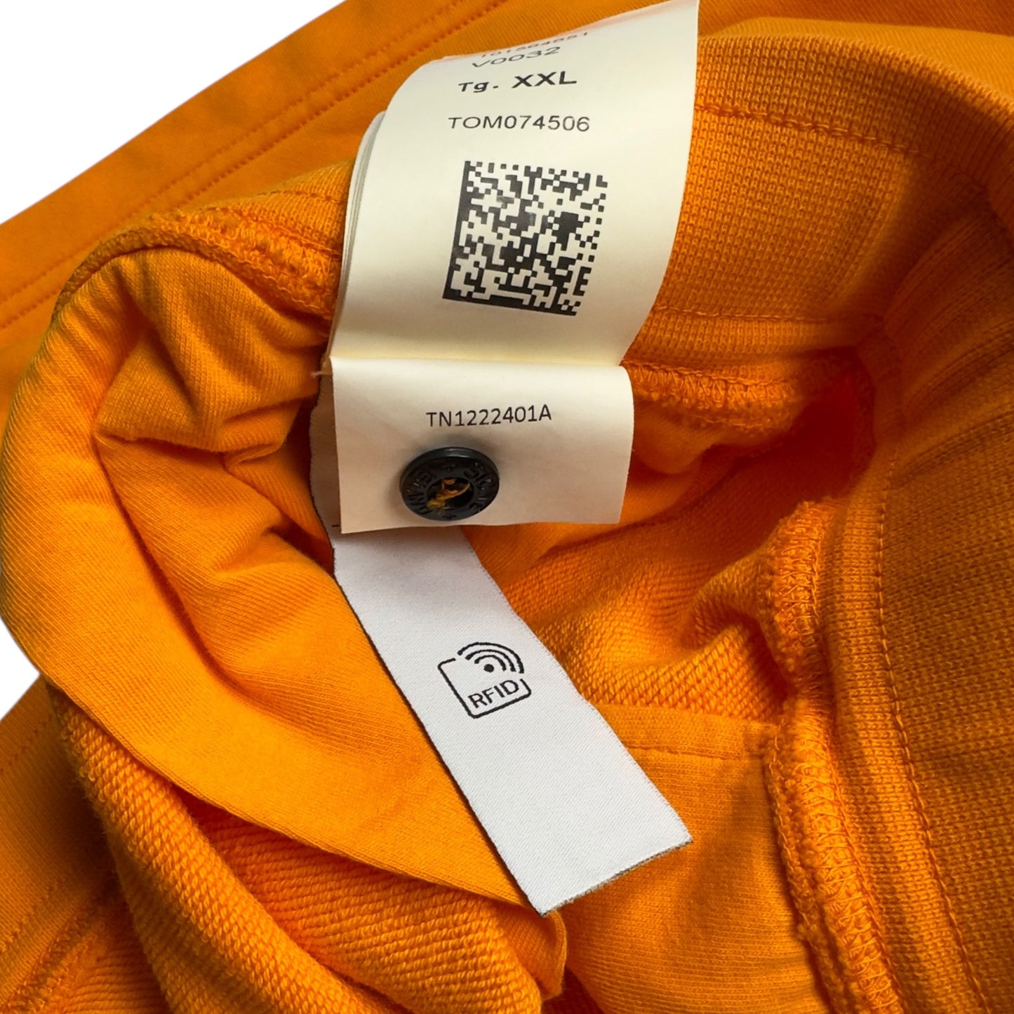 Stone Island Cotton Jersey Cargo Shorts - Orange