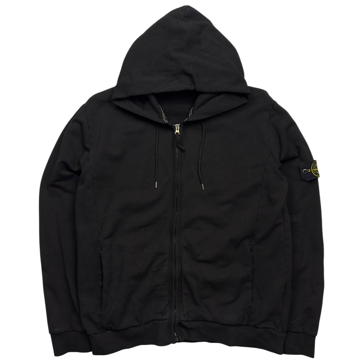 A/W 10 Stone Island Full Zip Hoodie - Black