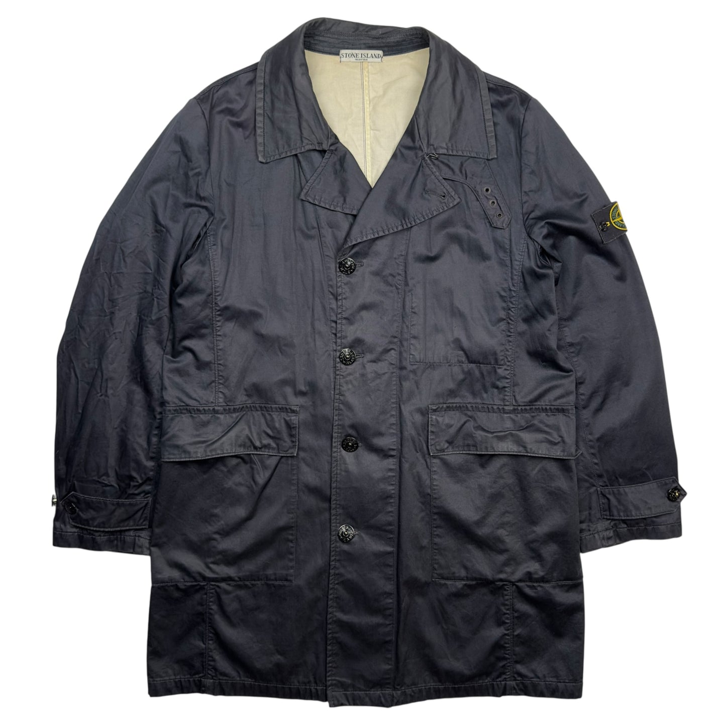 S/S 09 Stone Island Trench Coat - Navy