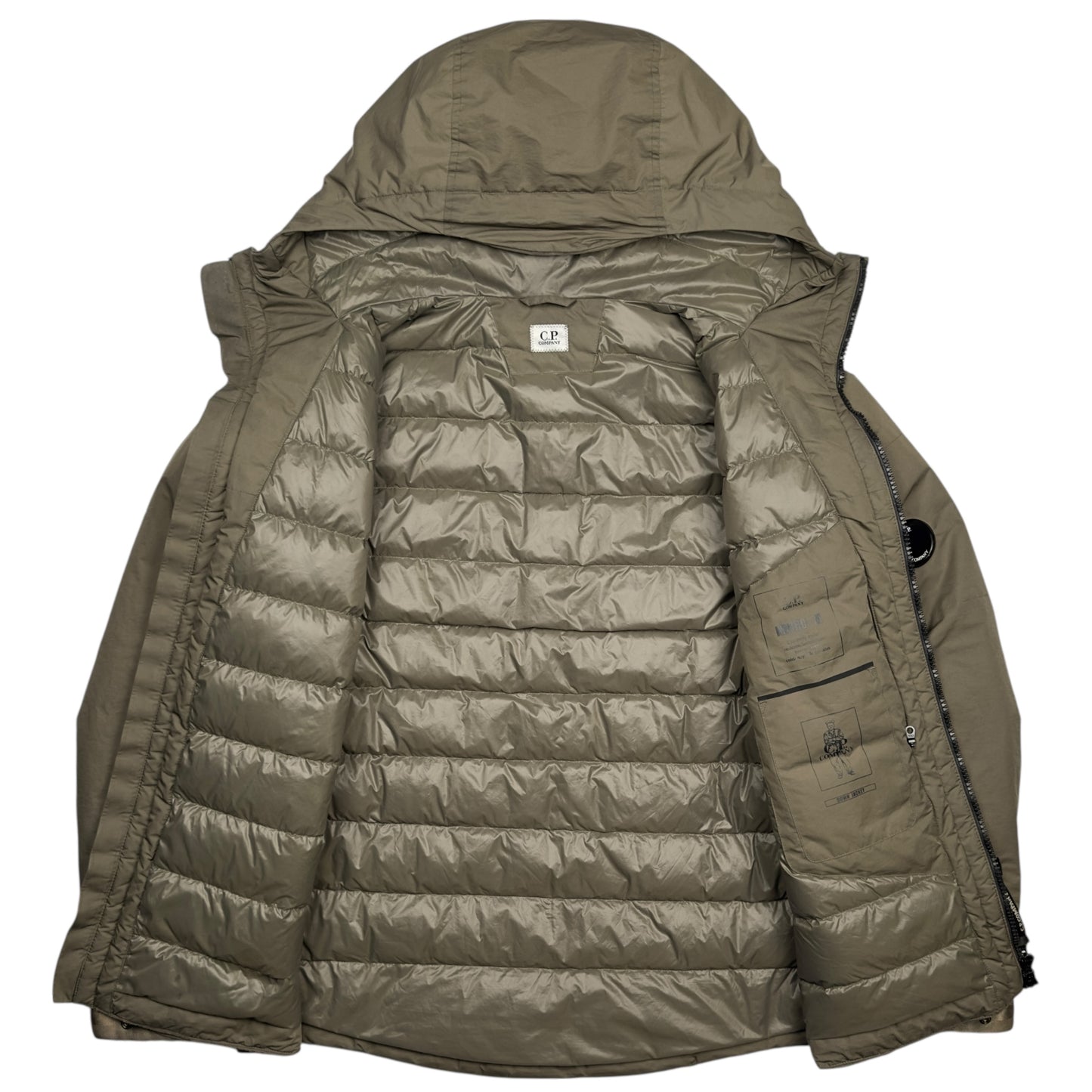 C.P. Company Micro M Down Jacket - Khaki