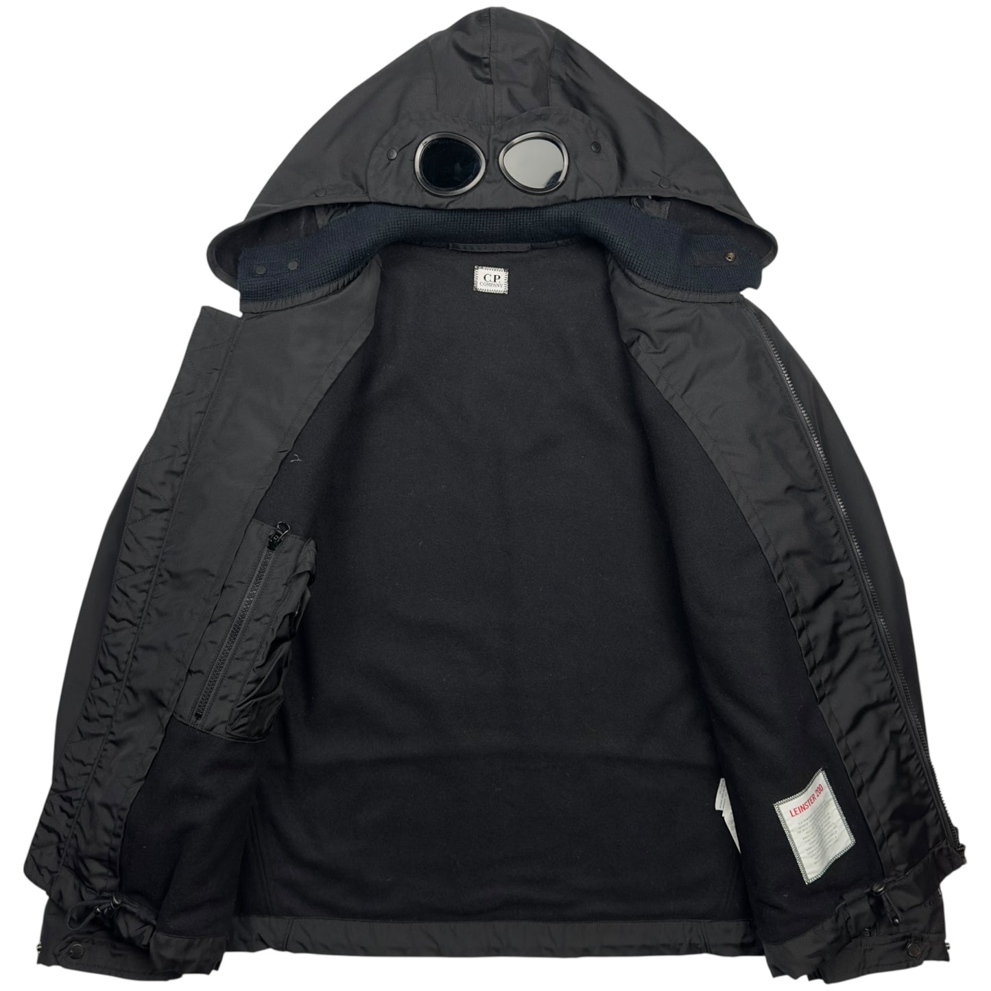C.P. Company Leinster 200 Dynafil Goggle Jacket - Black