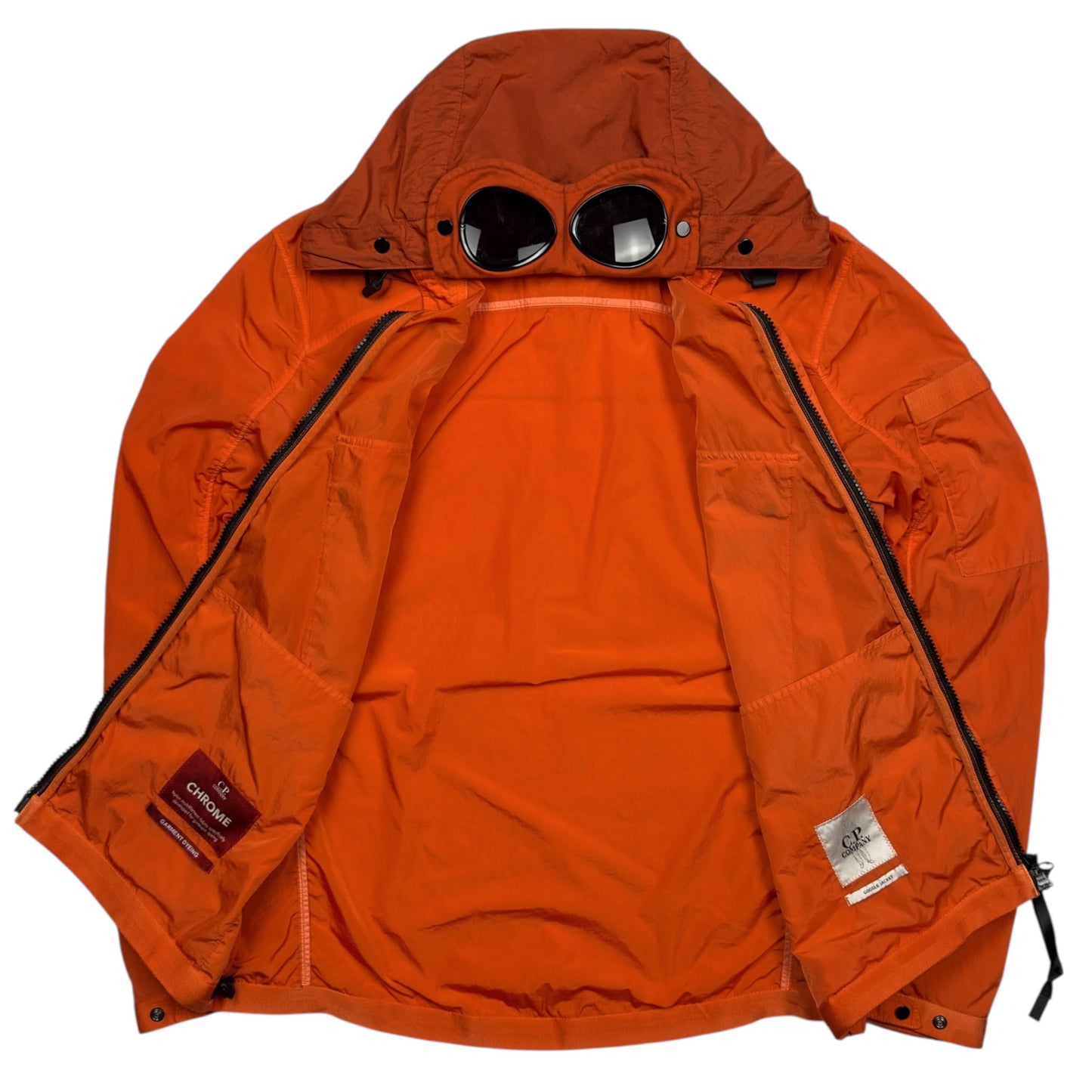 C.P. Company Chrome Nylon Goggle Jacket - Orange