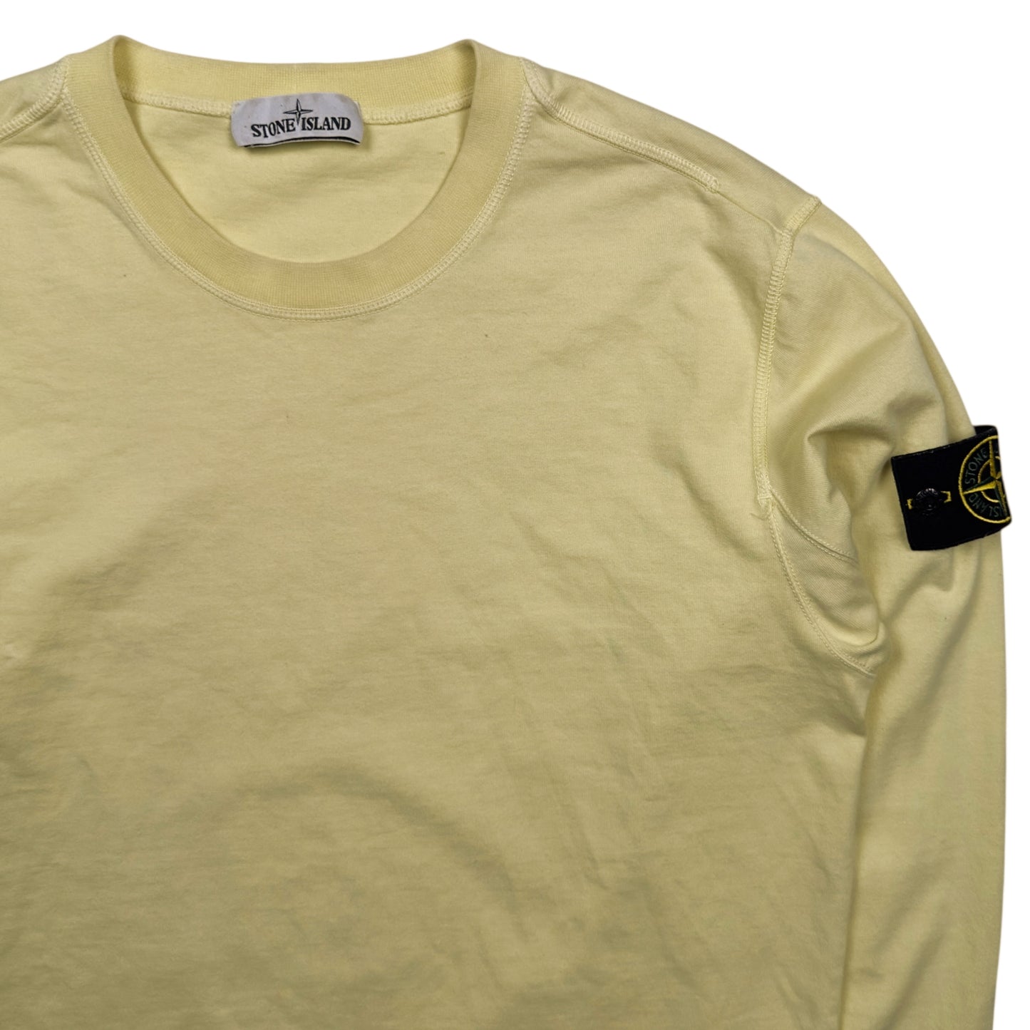S/S 19 Stone Island Lightweight Crewneck Sweater - Yellow