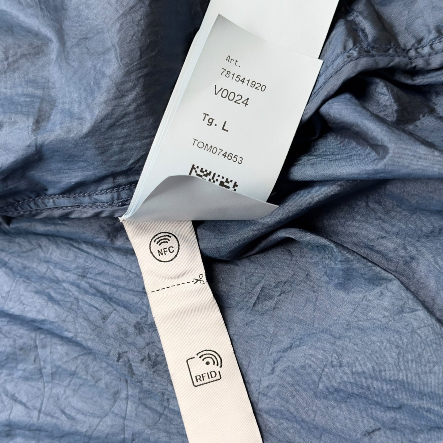 S/S 23 Stone Island Nylon Metal Watro ECONYL Jacket - Blue