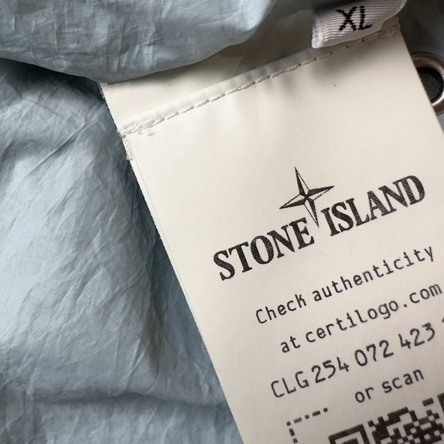 S/S 23 Stone Island Nylon Metal Watro ECONYL Vest - Light Blue